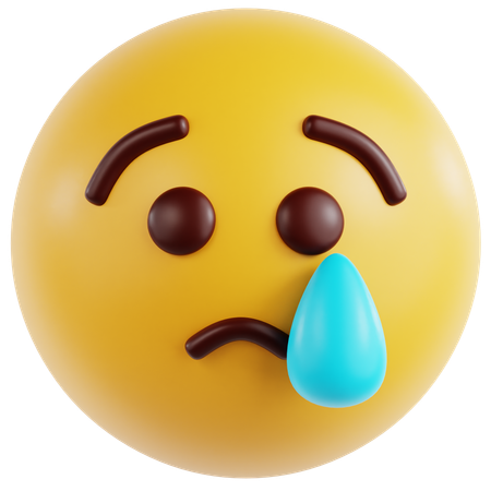 Crying Face  3D Icon