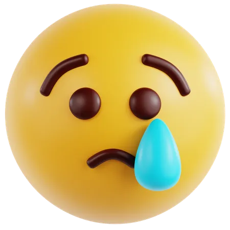 Crying Face  3D Icon