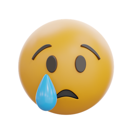 Crying Face  3D Icon