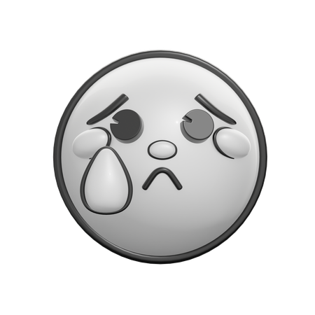 Crying Face  3D Icon