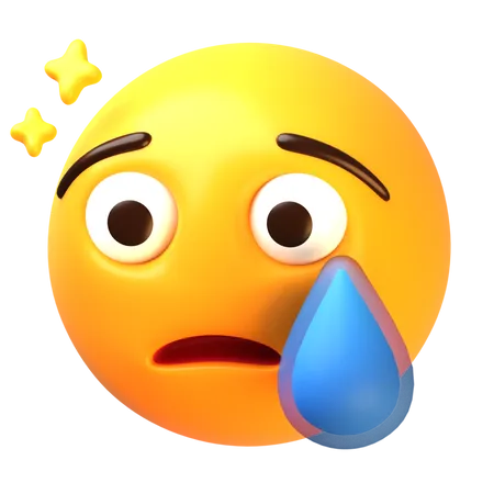 Crying Face  3D Icon