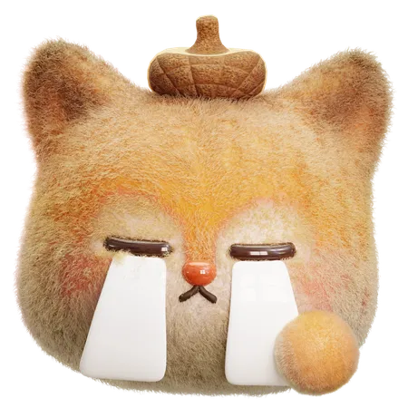 Crying Squirrel  3D Icon