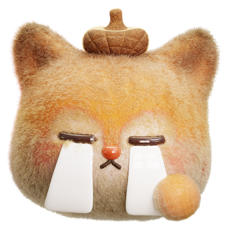 Crying Squirrel  3D Icon