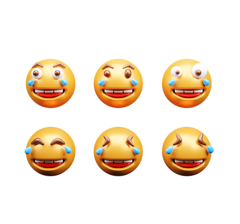 Crying while showing teeth 3D Icon