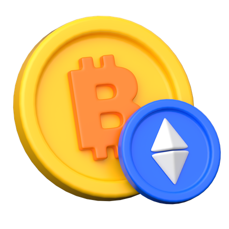 Crypto  3D Icon