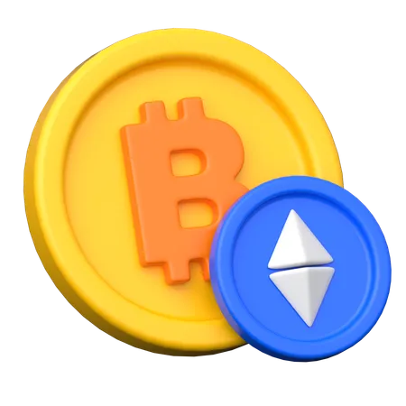 Crypto  3D Icon