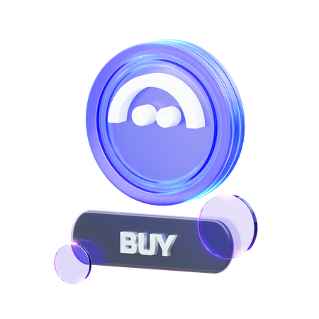 Achat de cryptomonnaies  3D Icon