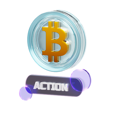 Crypto-action  3D Icon