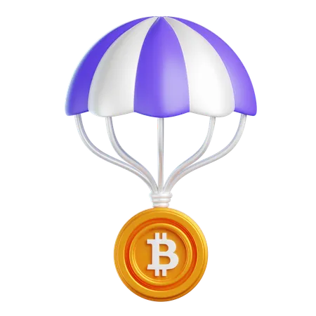 Crypto Airdrop  3D Icon
