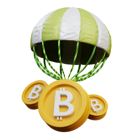 Crypto Airdrop  3D Icon