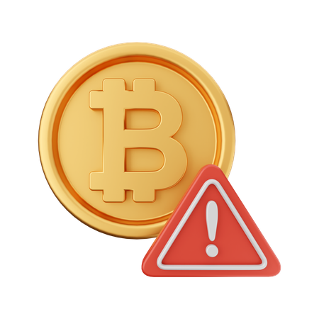 Crypto Alert 3D Icon