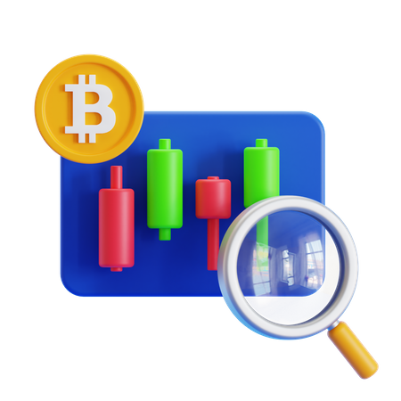 Crypto Analysis  3D Icon