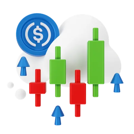 Crypto analysis  3D Icon