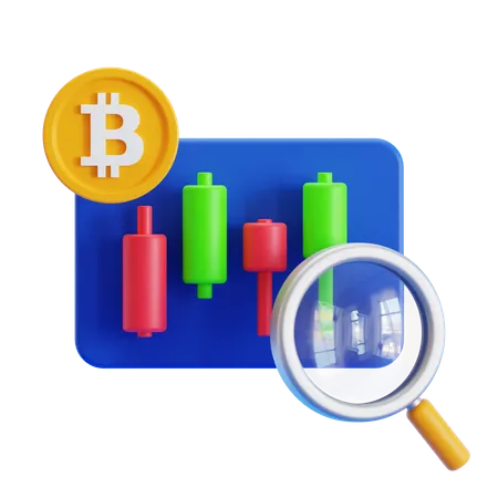 Crypto Analysis 3D Icon