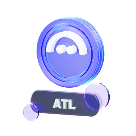 Crypto atl  3D Icon