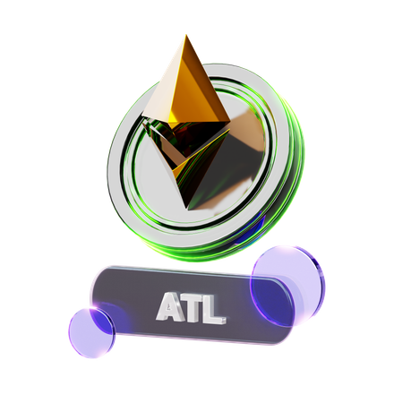 Crypto Atl  3D Icon