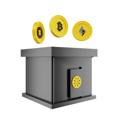 Crypto Bank  3D Icon