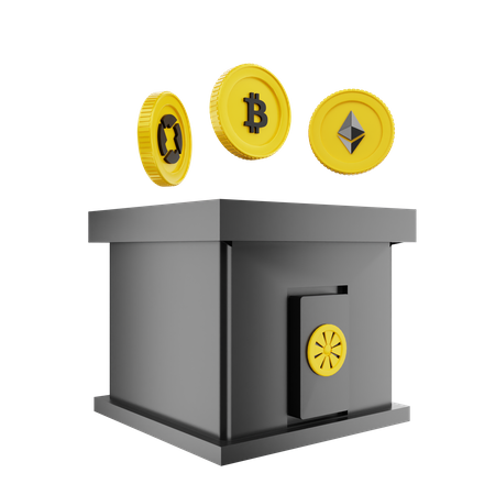 Crypto Bank  3D Icon