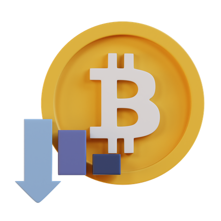 Crypto Bearish Market  3D Icon