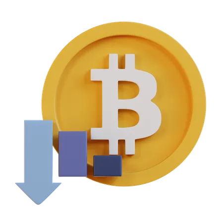 Crypto Bearish Market  3D Icon