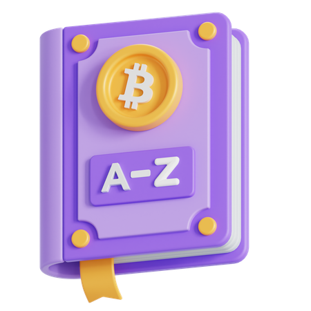 Crypto book  3D Icon