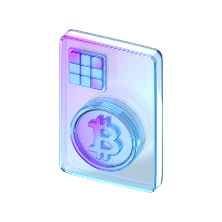 Crypto Card  3D Icon