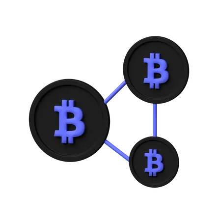 Crypto Chain  3D Icon