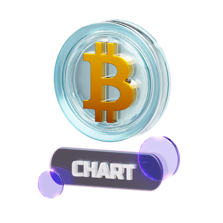 Crypto-graphique  3D Icon