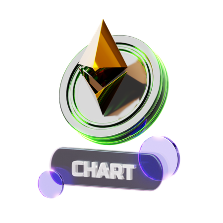 Crypto Chart  3D Icon