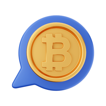 Crypto Chatting 3D Icon