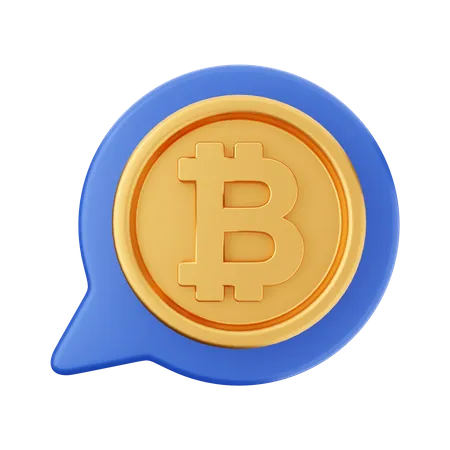 Crypto Chatting 3D Icon