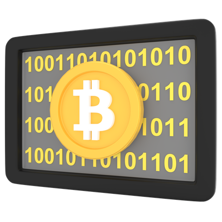 Crypto Code  3D Icon