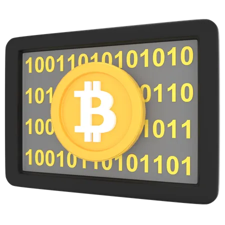 Crypto Code  3D Icon