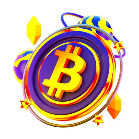 Crypto coin  3D Icon