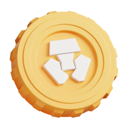 Crypto coin  3D Icon