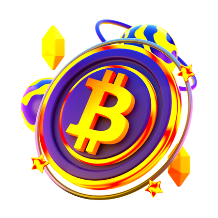 Crypto coin  3D Icon