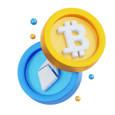 Crypto Coin  3D Icon