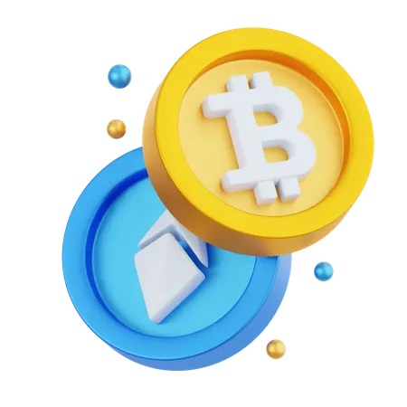 Crypto Coin  3D Icon