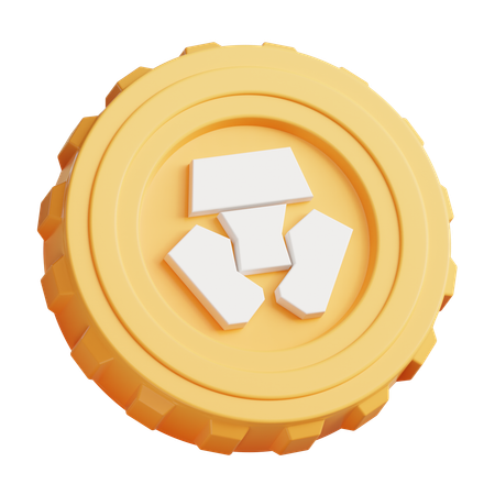 Crypto coin  3D Icon