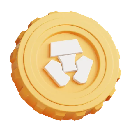 Crypto coin  3D Icon
