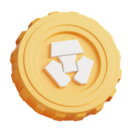 Crypto coin 3D Icon