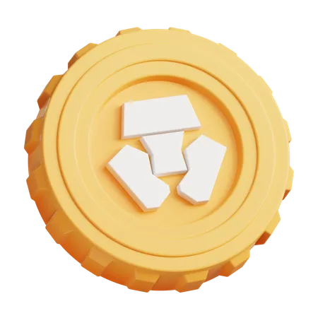 Crypto coin 3D Icon