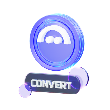 Conversion de crypto  3D Icon