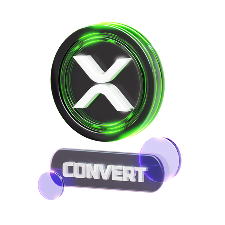 CRYPTO-CONVERT  3D Icon