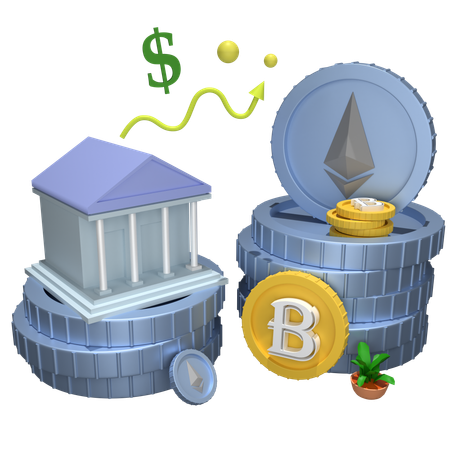 Crypto Court  3D Icon