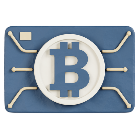 暗号通貨クレジットカード  3D Icon