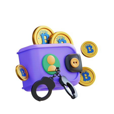 Crypto Crime  3D Icon