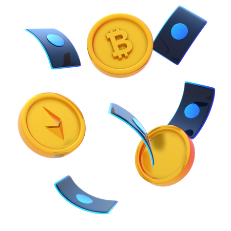 Crypto Currency 3D Icon