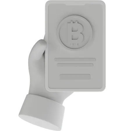 Crypto currency Payment  3D Icon