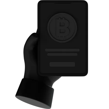 Crypto currency Payment  3D Icon